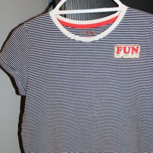 Cat & Jack Girls' Multi-Colored "FUN" Shirt